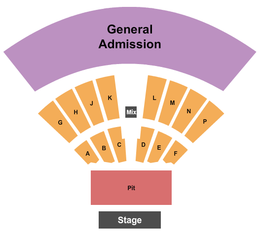 Mystic Lake Amphitheatre Mystic Lake Amphitheatre Seating Chart